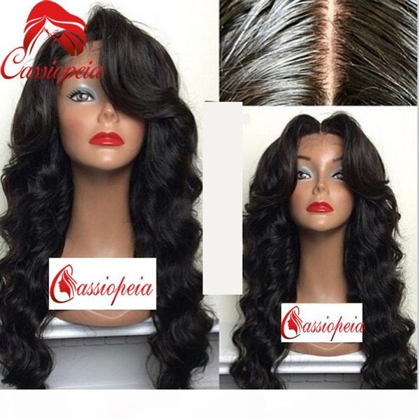 body wave full lace wig with side bangs brazilian human hair front lace wavy wigs for black women ing, Black;brown
body wave full lace wig with side bangs brazilian human hair front lace wavy wigs for black women ing, Black;brown