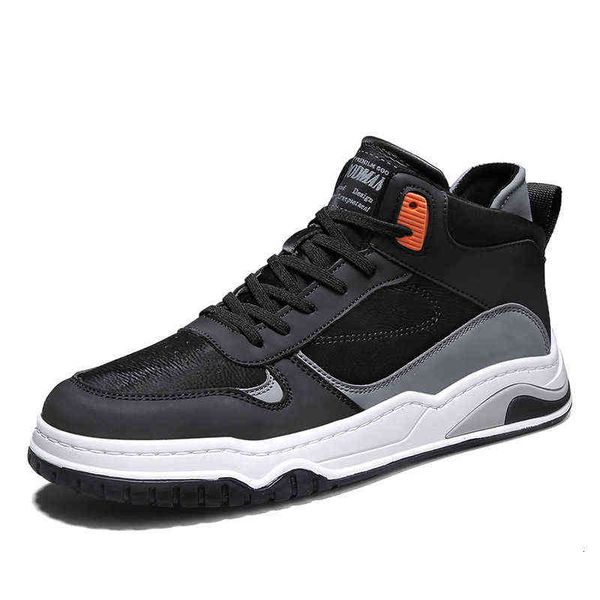 british plush high casual shoes fashion personality winter men's versatile thick soled elevated trend sports basketball, Black
british plush high casual shoes fashion personality winter men's versatile thick soled elevated trend sports basketball, Black