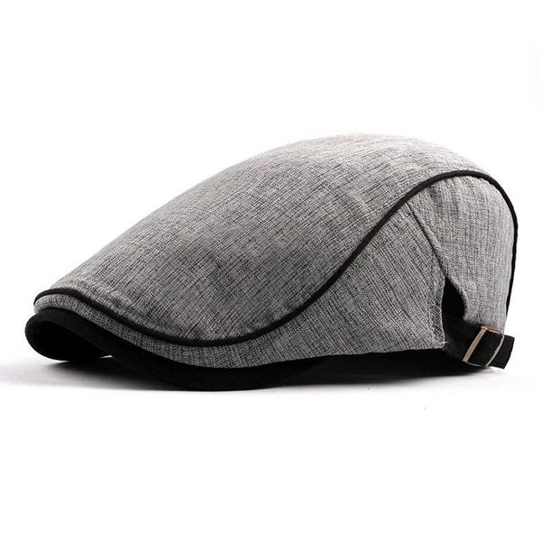 berets men's hat cap golf driving sun flat fashion cotton caps for men casual peaked visors casquette hats, Blue;gray
berets men's hat cap golf driving sun flat fashion cotton caps for men casual peaked visors casquette hats, Blue;gray