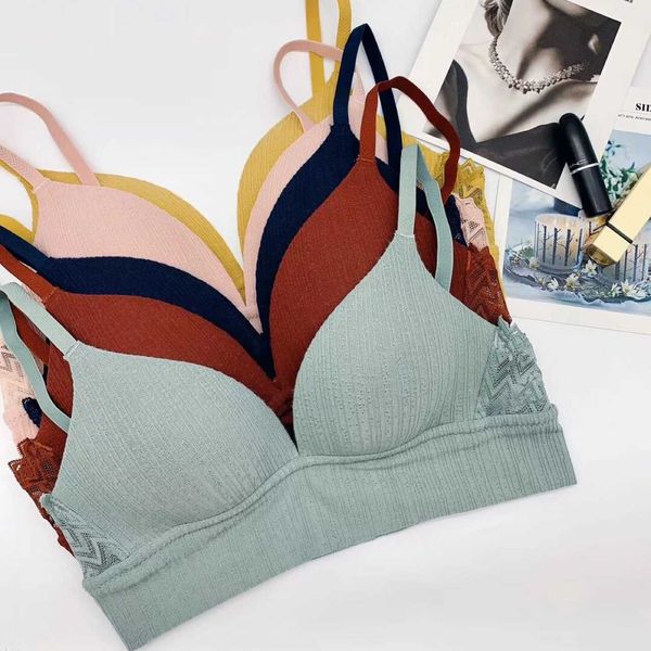 bl053 cotton smooth solid soft thin cup rimless bra one piece underwear, Red;black
bl053 cotton smooth solid soft thin cup rimless bra one piece underwear, Red;black