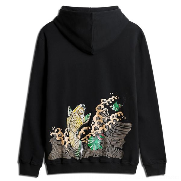mdqfe hooded embroidered sweater zffv chinese style sweaternational men's coat head koi fashion students national large carp zffv3 sw, Black
mdqfe hooded embroidered sweater zffv chinese style sweaternational men's coat head koi fashion students national large carp zffv3 sw, Black