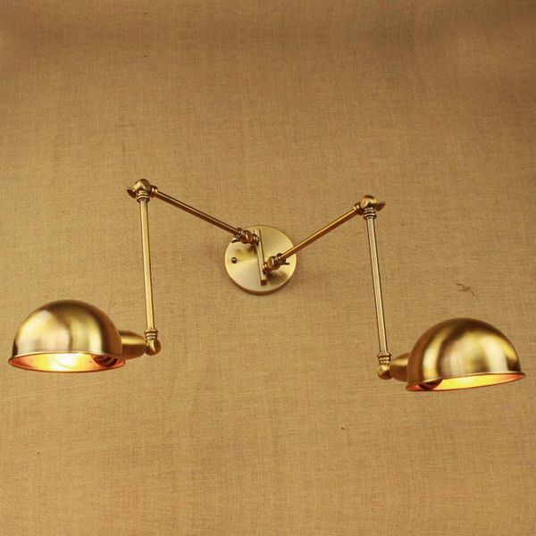 black/gold copper double head swing arm vintage wall lamp led edison retro loft industrial wall light sconces lamparas de pared
black/gold copper double head swing arm vintage wall lamp led edison retro loft industrial wall light sconces lamparas de pared