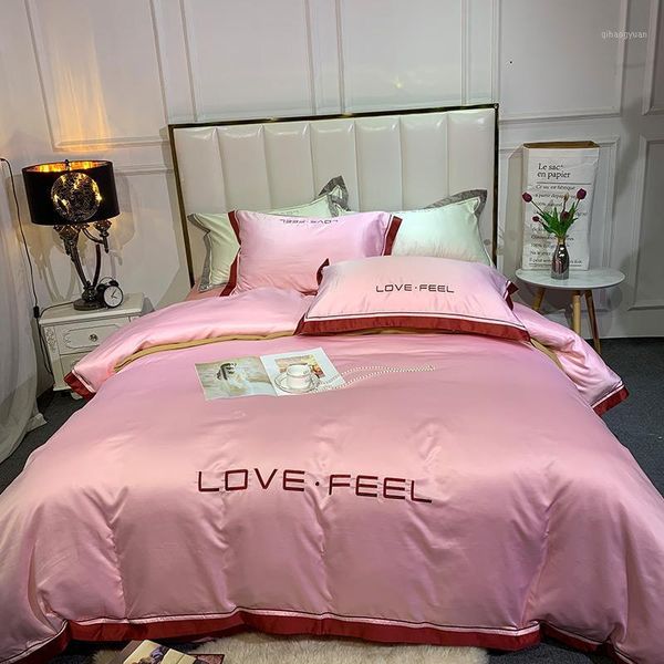 love feel bedding set embroidery cotton duvet cover pillowcase bed sheet 4 pieces solid color bed linen blue red pink gray1
love feel bedding set embroidery cotton duvet cover pillowcase bed sheet 4 pieces solid color bed linen blue red pink gray1