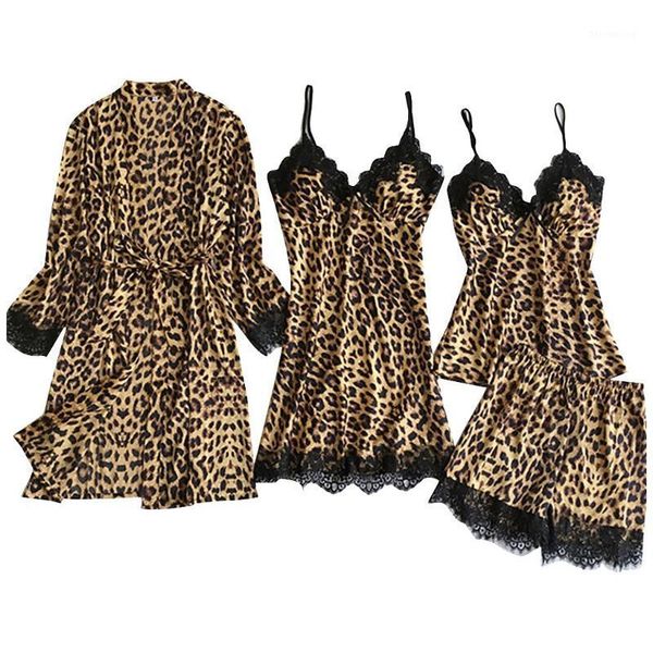 leopard satin silk pajamas cardigan nightdress bathrobe ladies robes underwear sleepwear leopard lace v-neck women nightdress1, Black;red
leopard satin silk pajamas cardigan nightdress bathrobe ladies robes underwear sleepwear leopard lace v-neck women nightdress1, Black;red