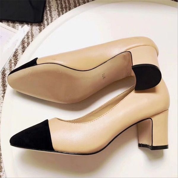 high heels patchwork split color ladies fashion shoes genuine leather open on formal chunky heel slingbacks sandals, Black
high heels patchwork split color ladies fashion shoes genuine leather open on formal chunky heel slingbacks sandals, Black