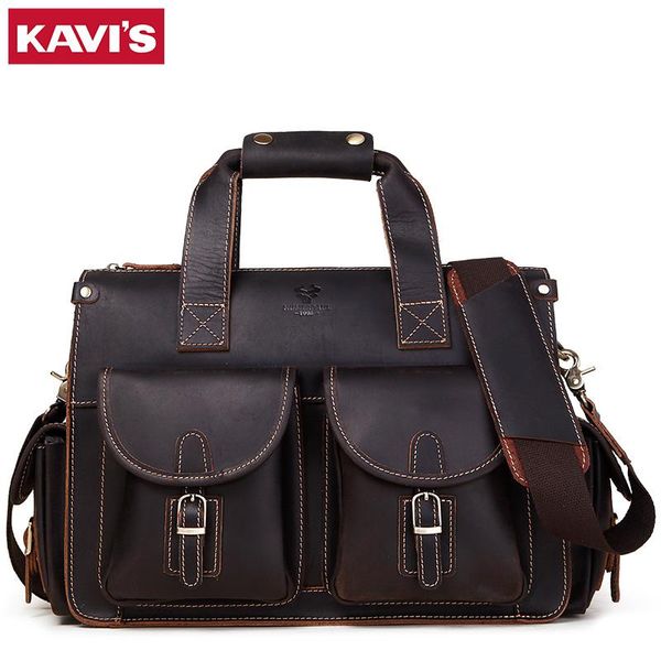 kavis 2020 luxury men's bag vintage male crazy horse leather briefcase shoulder messenger handbag men lapbusiness travel bag
kavis 2020 luxury men's bag vintage male crazy horse leather briefcase shoulder messenger handbag men lapbusiness travel bag