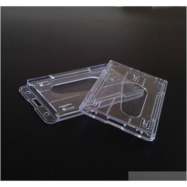 vertical hard transparent plastic badge holder double card id bussiness office school stationery 10x6cm fre sqcelp toys2010
vertical hard transparent plastic badge holder double card id bussiness office school stationery 10x6cm fre sqcelp toys2010