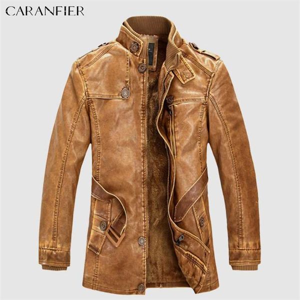 caranfier men pu leather long jacket british style casual businessmen male windproof fleece warm moto biker outerwear mens parka 211222, Black
caranfier men pu leather long jacket british style casual businessmen male windproof fleece warm moto biker outerwear mens parka 211222, Black