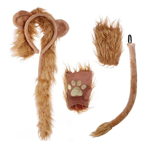 plush ears headband tail and paws kit lion fingerless costume party halloween decoration
plush ears headband tail and paws kit lion fingerless costume party halloween decoration