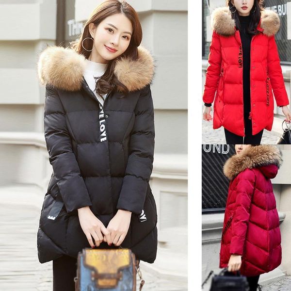 fashion women winter warm cotton hooded winter jacket long-sleeved coat women parkas1, Black
fashion women winter warm cotton hooded winter jacket long-sleeved coat women parkas1, Black