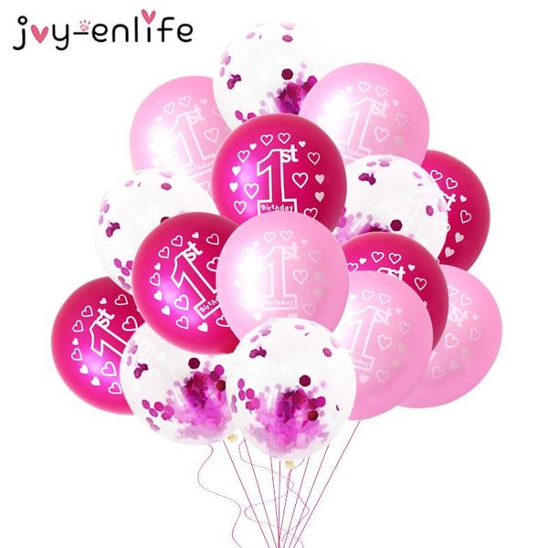10pcs pink 1st birthday balloon one 1 year old first happy birthday party decoration latex ballons globos baby shower girl favor wmtsme
10pcs pink 1st birthday balloon one 1 year old first happy birthday party decoration latex ballons globos baby shower girl favor wmtsme