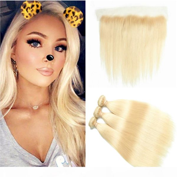 russian bleach blonde straight hair bundles with frontal #613 blonde human hair weave bundles with lace frontal 13x4 ear to ear 4pcs lot, Black
russian bleach blonde straight hair bundles with frontal #613 blonde human hair weave bundles with lace frontal 13x4 ear to ear 4pcs lot, Black