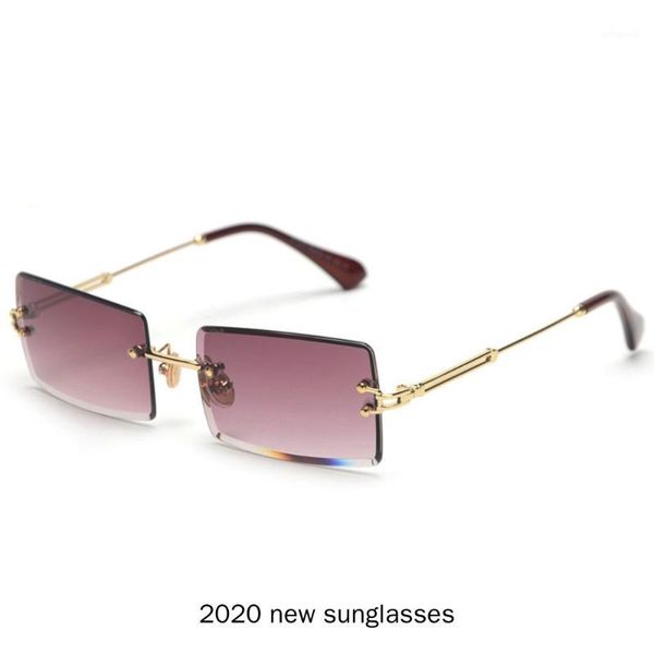 sunglasses fashion rimless women 2021 vintage punk men frameless glasses shades uv400 nx1, White;black
sunglasses fashion rimless women 2021 vintage punk men frameless glasses shades uv400 nx1, White;black