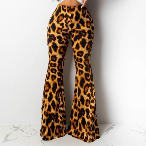 2020 fashion women leopard print flared long pants high waist stretchy bell bottom wide leg basic pants pantalones1, Black;white
2020 fashion women leopard print flared long pants high waist stretchy bell bottom wide leg basic pants pantalones1, Black;white