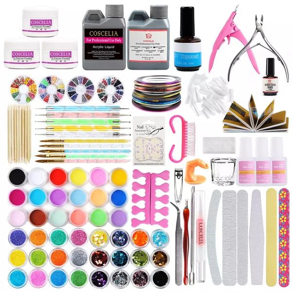 nail art kits pro acrylic set powder glitter 120ml liquid for full manicure kit crystal brush tips tools
nail art kits pro acrylic set powder glitter 120ml liquid for full manicure kit crystal brush tips tools