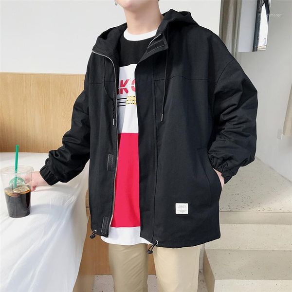 men's jackets legible jacket men casual loose solid hooded mens and coats harajuku windbreaker oversize clothes 4xl 5xl1, Black;brown
men's jackets legible jacket men casual loose solid hooded mens and coats harajuku windbreaker oversize clothes 4xl 5xl1, Black;brown