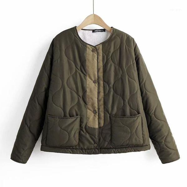 women solid warm o-neck patchwork casual loose padded jackets girls 2019 winter fashion street outwear coat parka famale 1, Black
women solid warm o-neck patchwork casual loose padded jackets girls 2019 winter fashion street outwear coat parka famale 1, Black