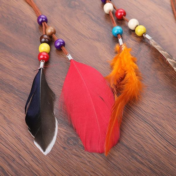 haimeikang bohemian colorful feather braided headband hair head bands beach accessories for women girl hairband ornamen qylach
haimeikang bohemian colorful feather braided headband hair head bands beach accessories for women girl hairband ornamen qylach