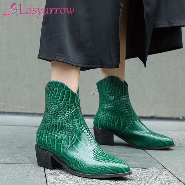 lasyarrow faux leather women zipper ankle boots fashion pointed toe women short chunky block high heel boots black red yellow
lasyarrow faux leather women zipper ankle boots fashion pointed toe women short chunky block high heel boots black red yellow