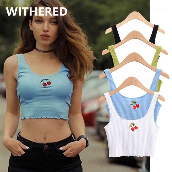 women's tanks & camis withered ins fashion blogger cherry embroidery t shirt women harajuku tshirt camisetas verano mujer 2021 camisole, White
women's tanks & camis withered ins fashion blogger cherry embroidery t shirt women harajuku tshirt camisetas verano mujer 2021 camisole, White