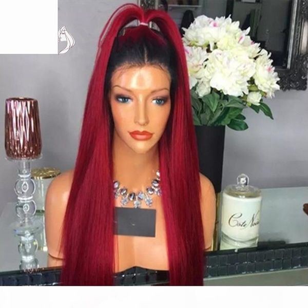 ombre burgundy silky straight long wigs hair wigs baby hair heat resistant glueless synthetic lace front wigs for black women fzp23
ombre burgundy silky straight long wigs hair wigs baby hair heat resistant glueless synthetic lace front wigs for black women fzp23