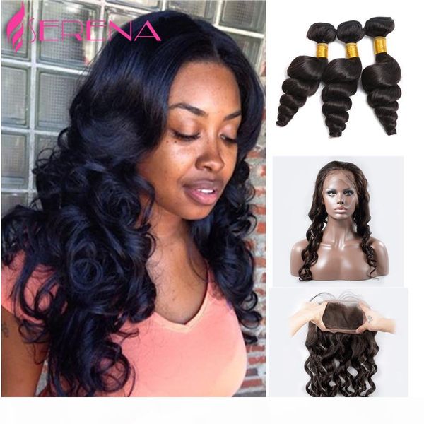 pre plucked 360 lace frontal closure with bundles peruvian virgin hair loose wave 360 lace frontal with full lace add 3 bundles, Black;brown
pre plucked 360 lace frontal closure with bundles peruvian virgin hair loose wave 360 lace frontal with full lace add 3 bundles, Black;brown