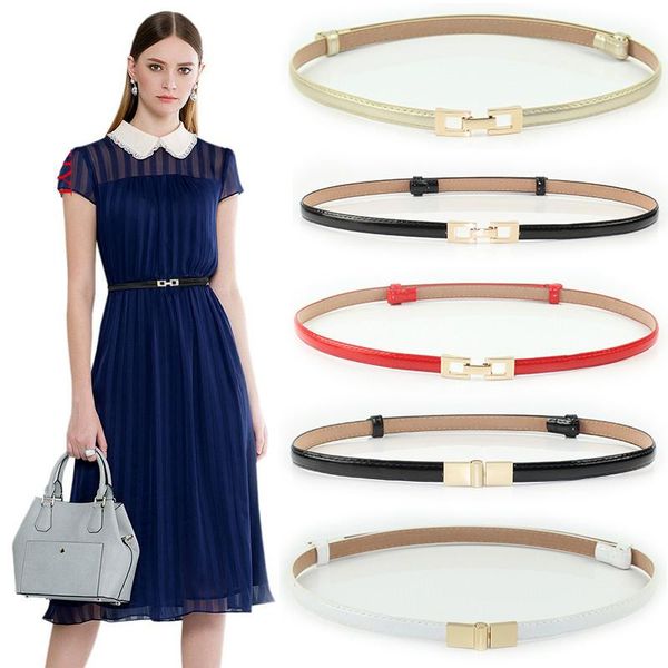 belts belle pemehb women bright pu leather metal buckle adjustable belt ladies thin black waist strap waistband for dress, Black;brown
belts belle pemehb women bright pu leather metal buckle adjustable belt ladies thin black waist strap waistband for dress, Black;brown