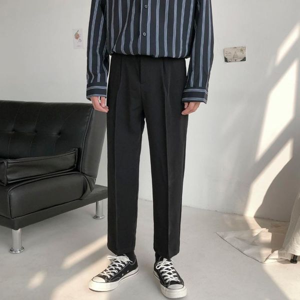men's suits & blazers 2021 loose straight casual pants formal business design cotton suit black color slim fit homme trousers size m-2x, White;black
men's suits & blazers 2021 loose straight casual pants formal business design cotton suit black color slim fit homme trousers size m-2x, White;black