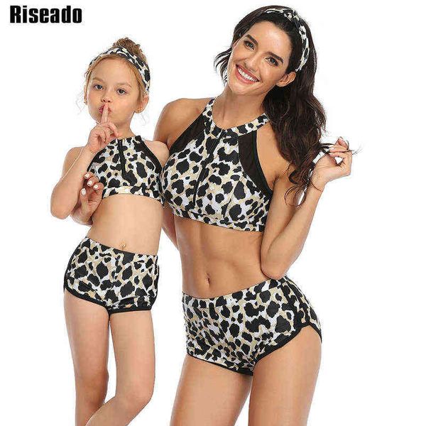 riseado mother daughter swimsuits patchwork bikinis leopard & solid swimwear women girls swim suits summer beachwear, White;black
riseado mother daughter swimsuits patchwork bikinis leopard & solid swimwear women girls swim suits summer beachwear, White;black