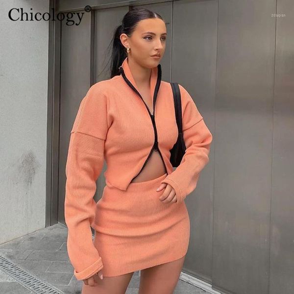 women's tracksuits chicology zipper tracksuit drop shoulder long sleeve crop skirt 2 two piece set women 2021 autumn winter streetwear, Gray
women's tracksuits chicology zipper tracksuit drop shoulder long sleeve crop skirt 2 two piece set women 2021 autumn winter streetwear, Gray