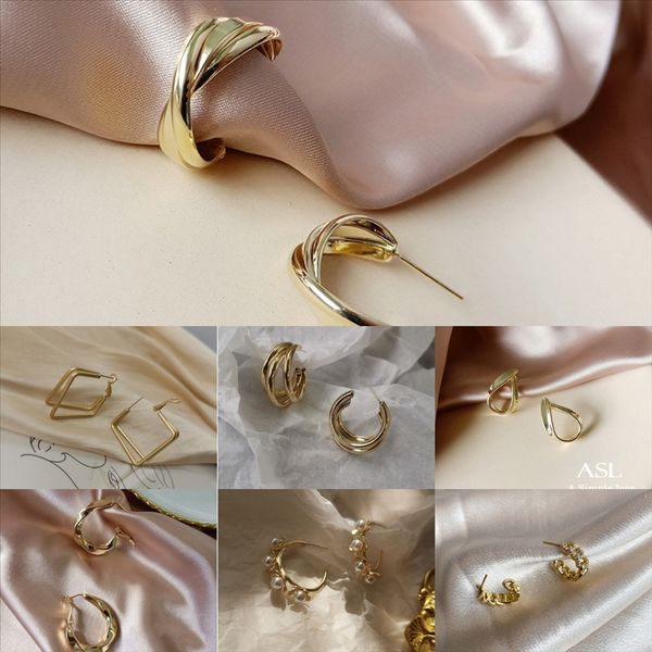 lcs seafood styleper set stud stud set 2012 cute style korean model earring earrings women, Golden
lcs seafood styleper set stud stud set 2012 cute style korean model earring earrings women, Golden