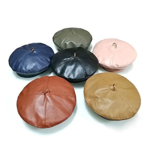 classical solid color women beanies winter adjustable pu leather french beret hat warm artist painter cap y201024, Blue;gray
classical solid color women beanies winter adjustable pu leather french beret hat warm artist painter cap y201024, Blue;gray