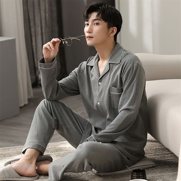 autumn winter 100% cotton pijama for men dormir lounge sleepwear pyjamas gray bedgown home clothes man bedroom pj cotton pajamas 201023, Black;brown
autumn winter 100% cotton pijama for men dormir lounge sleepwear pyjamas gray bedgown home clothes man bedroom pj cotton pajamas 201023, Black;brown
