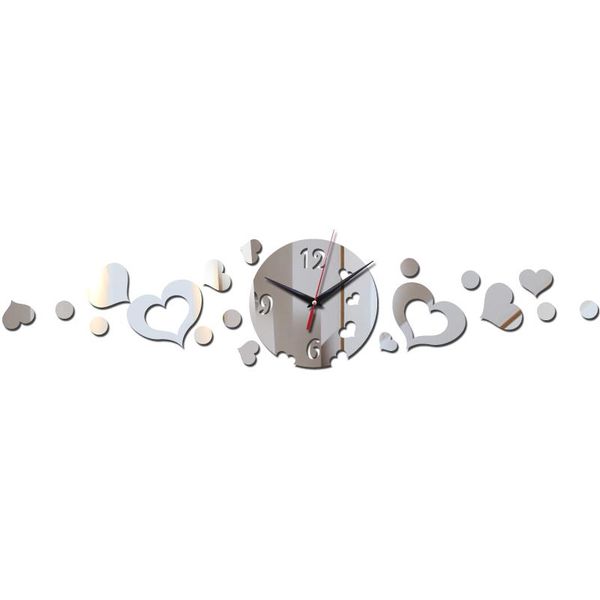 new design wall acrylic mirror clock stickers diy multi-piece set quartz wall clocks hearts decoration watches
new design wall acrylic mirror clock stickers diy multi-piece set quartz wall clocks hearts decoration watches