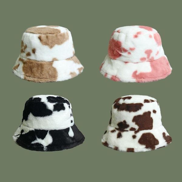 autumn winter cow pattern bucket hats women faux cashmere fishing caps fluffy fashion casual sweet sun caps earflap cap 54-58cm, Blue;gray
autumn winter cow pattern bucket hats women faux cashmere fishing caps fluffy fashion casual sweet sun caps earflap cap 54-58cm, Blue;gray