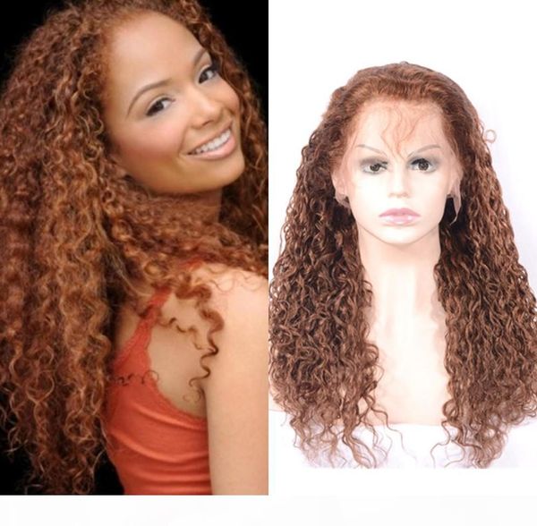 30# long water wave full lace wigs for black women glueless brazilian human hair lace front wigs, Black;brown
30# long water wave full lace wigs for black women glueless brazilian human hair lace front wigs, Black;brown