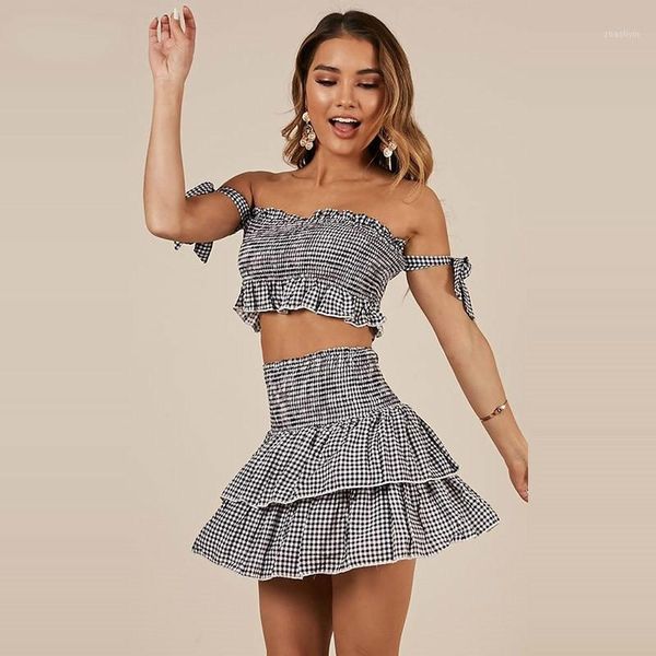 deat 2020 summer sets for women 2 piece skirt set crop and ruffles skirt suit boho beach set femme party outfit mf3971, White
deat 2020 summer sets for women 2 piece skirt set crop and ruffles skirt suit boho beach set femme party outfit mf3971, White