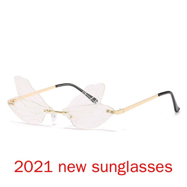 sunglasses fashion butterfly rimless women 2021 designer cloud tassel punk sun glasses unique big clear nx, White;black
sunglasses fashion butterfly rimless women 2021 designer cloud tassel punk sun glasses unique big clear nx, White;black