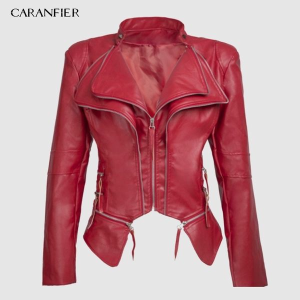 new autumn women pu leather jacket faux soft leather coat short design zipper slim black motorcycle jacket 201030
new autumn women pu leather jacket faux soft leather coat short design zipper slim black motorcycle jacket 201030