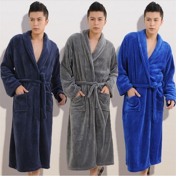 winter autumn thick flannel men's women's bath robes gentlemen's homewear male sleepwear lounges pajamas pyjamas 201109, Black;brown
winter autumn thick flannel men's women's bath robes gentlemen's homewear male sleepwear lounges pajamas pyjamas 201109, Black;brown