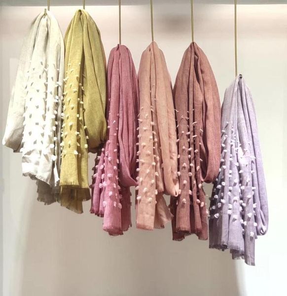 scarves 2021 autumn cotton plain shawl muslim long pompon solid color fringe wrap scarf hijab muffler 3, Blue;gray
scarves 2021 autumn cotton plain shawl muslim long pompon solid color fringe wrap scarf hijab muffler 3, Blue;gray