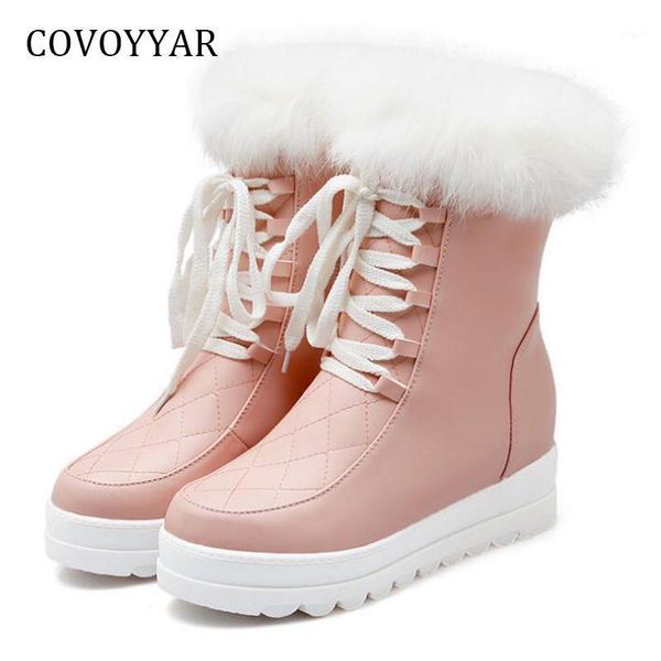 covoyyar 2021 sweet fur snow boots women waterproof ankle boots side zip wedges women winter shoes big sizes wbs7981, Black
covoyyar 2021 sweet fur snow boots women waterproof ankle boots side zip wedges women winter shoes big sizes wbs7981, Black