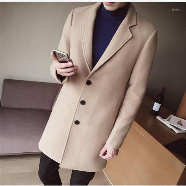 s-5xl men's solid color wool coat england middle long coats jackets slim fit male homme winter overcoat woolen coat korean1, Black
s-5xl men's solid color wool coat england middle long coats jackets slim fit male homme winter overcoat woolen coat korean1, Black