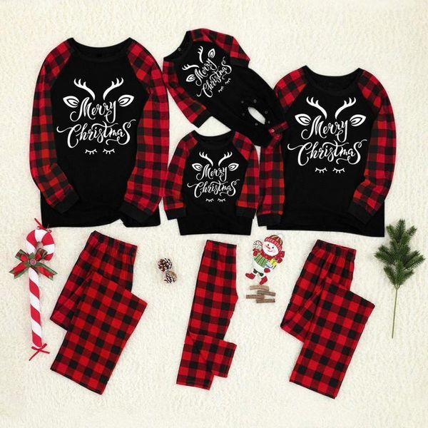 christmas men daddy pajamas black set family christmas clothes pajamas and pants night shirt men night wear camison hombre1, Black;brown
christmas men daddy pajamas black set family christmas clothes pajamas and pants night shirt men night wear camison hombre1, Black;brown