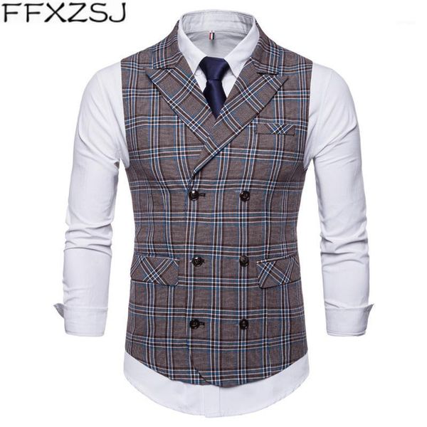 ffxzsj 2018 new men's business casual vest plaid vest men's large size jacket sleeveless style slim fit1, Black;white
ffxzsj 2018 new men's business casual vest plaid vest men's large size jacket sleeveless style slim fit1, Black;white