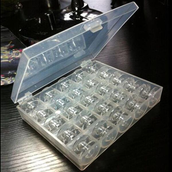 25pcs clear sewing machine bobbins spools empty bobbins spools plastic storage box for home sewing accessories tools aa7650 bbyxli
25pcs clear sewing machine bobbins spools empty bobbins spools plastic storage box for home sewing accessories tools aa7650 bbyxli