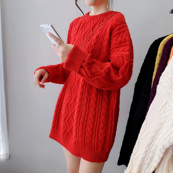 colorfaith new 2020 autumn winter women sweater knitting oversize fashionable korean style soild knitwear pullovers lj201113, White;black
colorfaith new 2020 autumn winter women sweater knitting oversize fashionable korean style soild knitwear pullovers lj201113, White;black