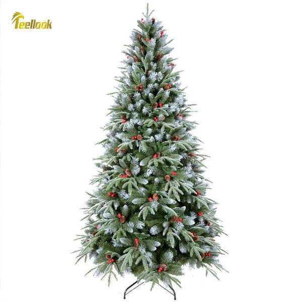 teellook 1.2m/4.0m pe+pvc pine needle mixed christmas tree with berries new year christmas mall l decoration
teellook 1.2m/4.0m pe+pvc pine needle mixed christmas tree with berries new year christmas mall l decoration
