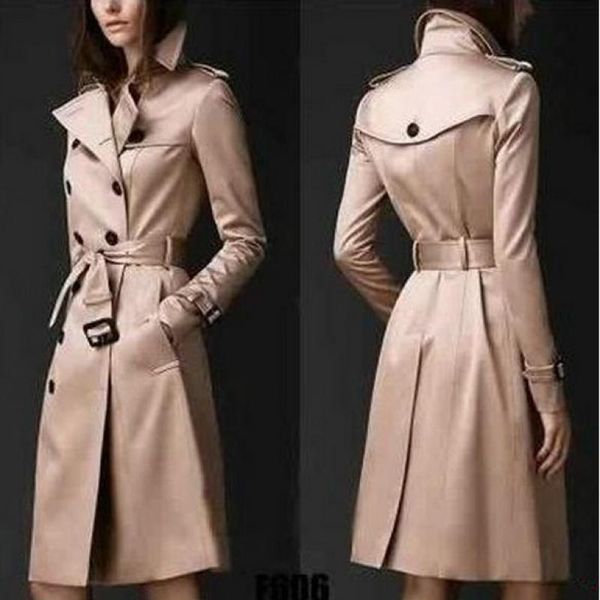 women's trench coats 2021 autumn coat female long european and american fashion double-breasted slim women jackets xxl, Tan;black
women's trench coats 2021 autumn coat female long european and american fashion double-breasted slim women jackets xxl, Tan;black