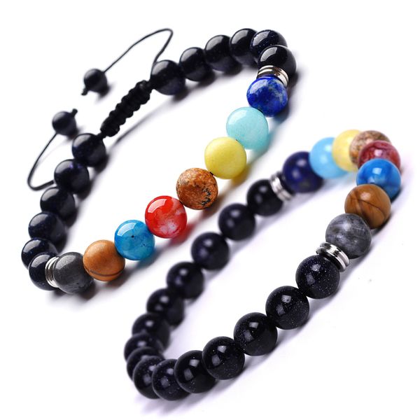 universe eight planets natural stone stars earth moon bracelet galaxy solar system bracelet for women man fashion jewelry, Black
universe eight planets natural stone stars earth moon bracelet galaxy solar system bracelet for women man fashion jewelry, Black